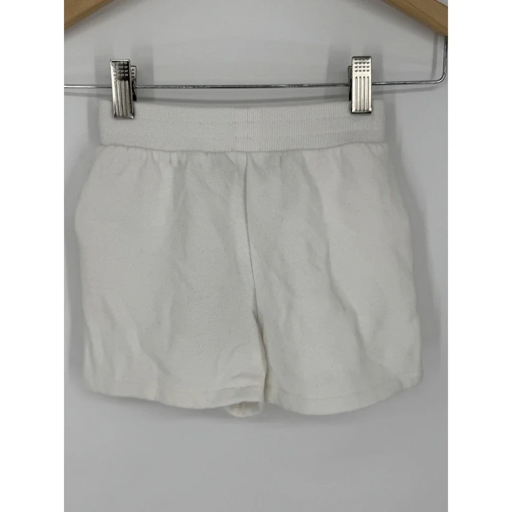 NWT Polo Ralph Lauren Kids M (8-10) Sweat Shorts White Fleece Black Pony M8